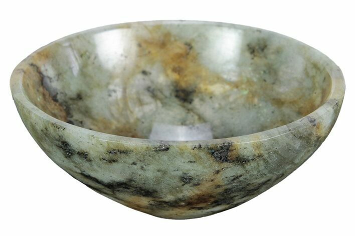 Polished Labradorite Bowls - 3" Size - Photo 1